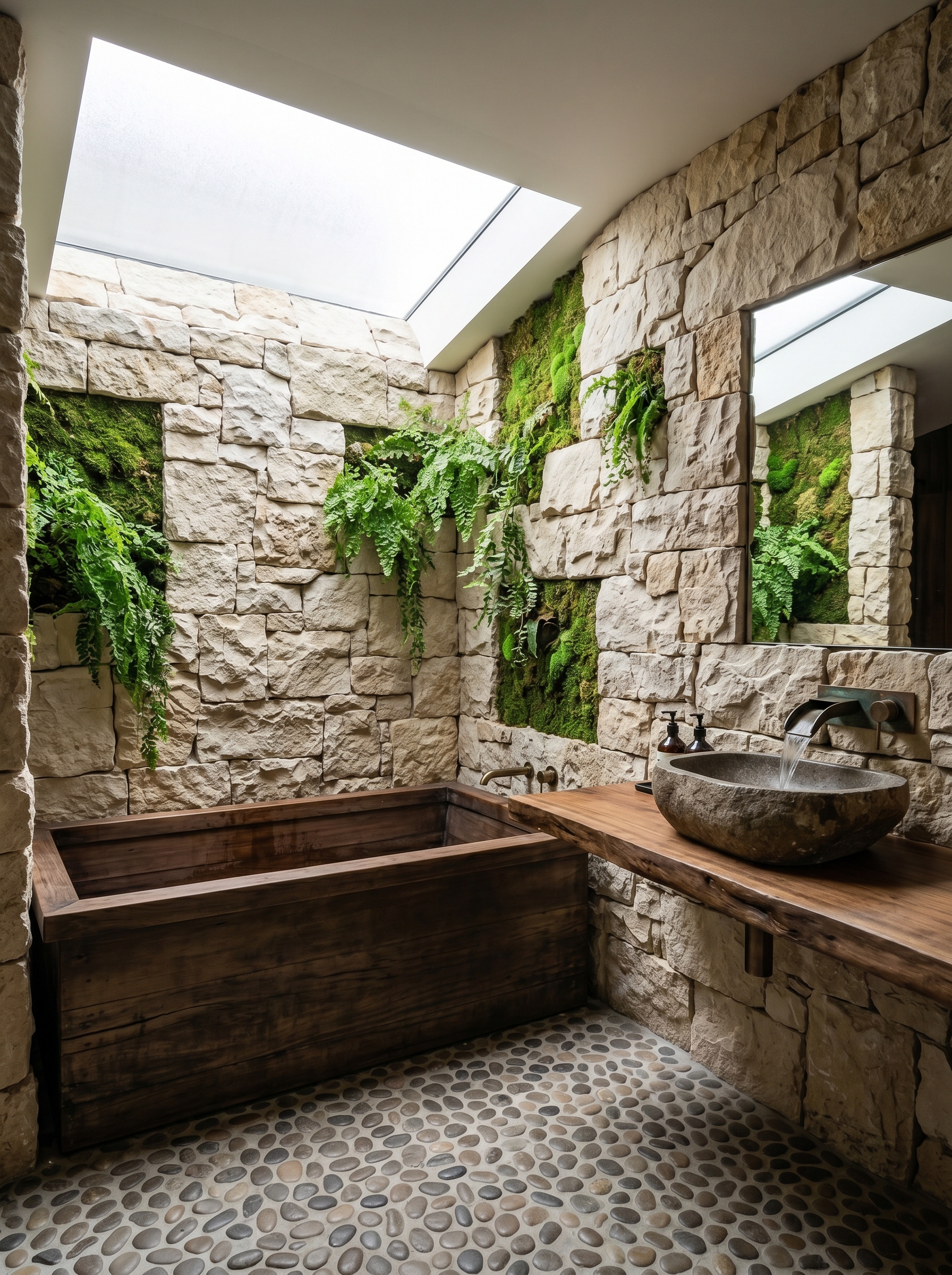 Guest bathroom remodel with subway tile wainscoting, pedestal sink, and vintage-style fixtures