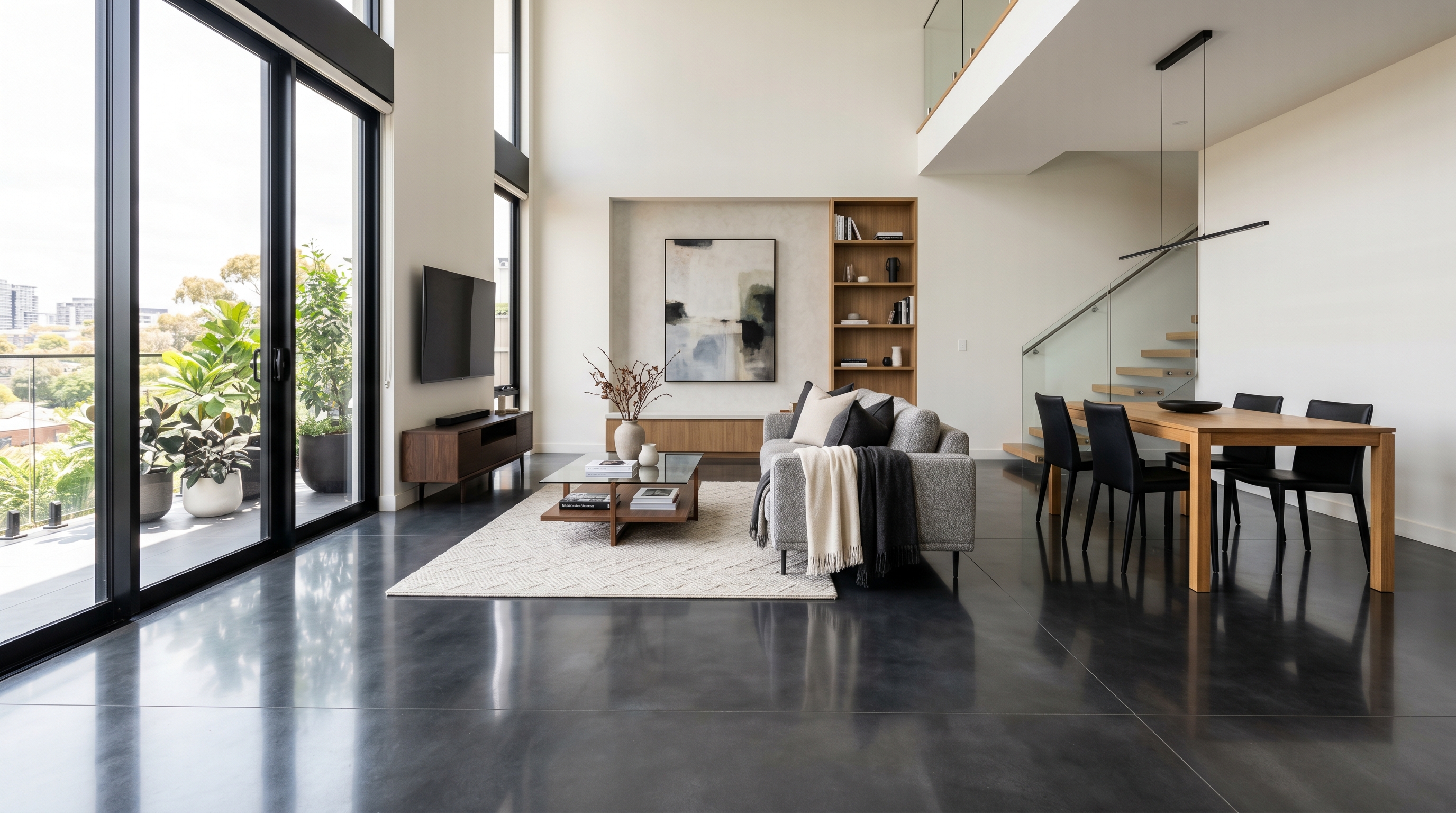 Flooring installation by Washington Interiors