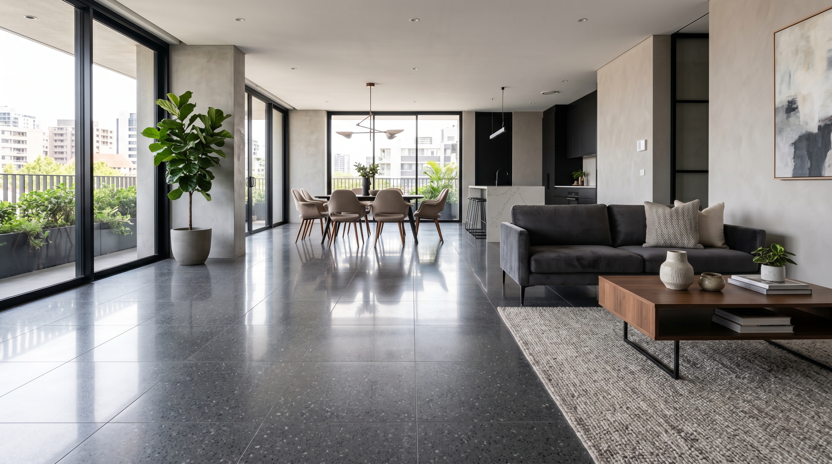 Hardwood flooring installed by Washington Interiors & Exteriors